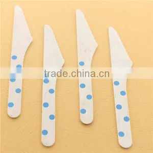 Event&Party Supplies Disposable Wooden Knife Fork Spoon Wooden Cutlery thumbnail-5