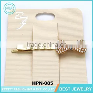 Retro Charm Zinc Alloy Wood Shape Fashion Hair Accessory For Girls thumbnail-4