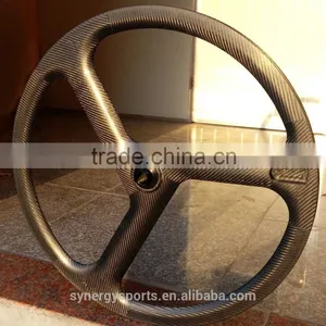 2016 Hot Sale and High Quality 40mm High, Full Carbon 3 Spoke Wheel, Both Track and Road W3 thumbnail-3