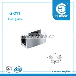 G-211 High Quality Glass Clamp/sliding Door Floor Gudie thumbnail-1