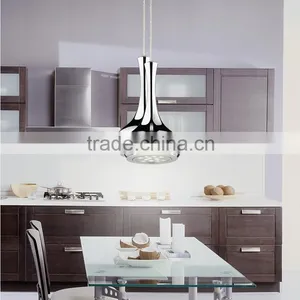 2016 New 9W 12W Plated Silver LED Pendant Light Color Vase Dining Room Creative LED Droplights thumbnail-2