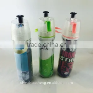 500ml Double Wall PE Clear Mist &sip Cool-Keeping Water Bottle thumbnail-1
