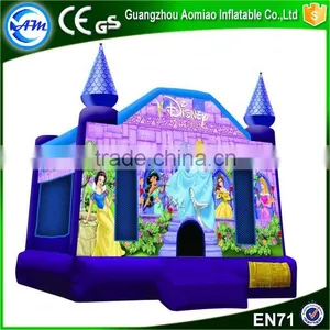 Princess Printing Bouncy Castle Material Adult Baby Bouncer for Sale thumbnail-1