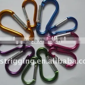 Colorful Aluminum Snap Hook ,D Type Carabiner Aluminum Snap Hook,Made in China Professional Manufacturer Quality Choice thumbnail-6