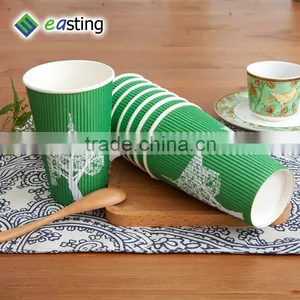 China Factory 16oz 8oz Rripple Wallpaper Cups With ps Lid thumbnail-5