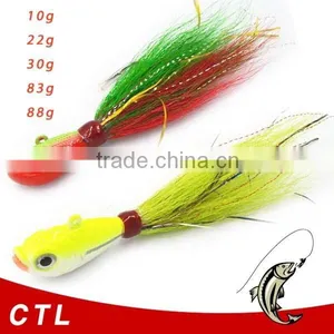 Colorful Bucktail Jig Head Wholesaler in China thumbnail-1