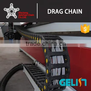 CNC Plastic Lone Life Nylon Protect Wire Carrier Electric Cable Drag Chain thumbnail-2
