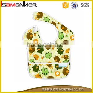 OEM Service Supply Eco-friendly High Quality Soft Plain Cotton Baby Bib thumbnail-4
