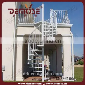 Tread India Spiral Railing Metal Outdoor Stairs thumbnail-6