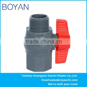 BOYAN Taizhou Huangyan Male and Female Plastic Irrigation Ball Pvc Valve thumbnail-3