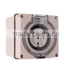 Three Phase 5 Round Pin Socket 20A (Resistive Orange) thumbnail-1