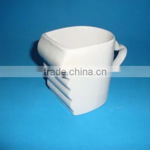 Porcelain Special Shape White Mug thumbnail-2