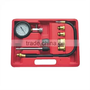 New Gas Engine Compression Tester Testing Gauge Kit Automotive Tool Professional TL-68 thumbnail-1
