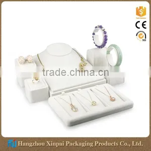 Custom White Velvet Jewelry Display Set thumbnail-1