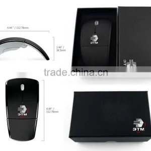 2.4ghz Wireless Foldable Folding Arc Optical Mouse for Microsoft Laptop Notebook thumbnail-5