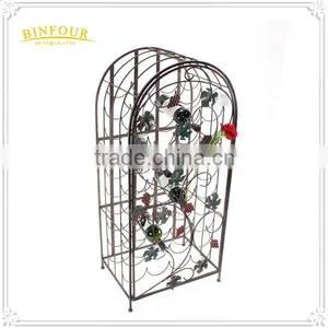 Decorative Rack Metal Wall Mounted Wine Bottle Holder thumbnail-5