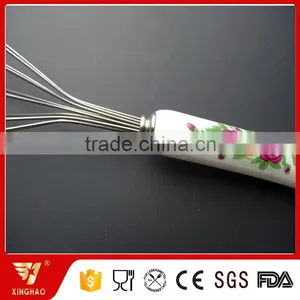 Durable Large Size Kitchen Whisk Egg Beater With Ceramic Handle thumbnail-4