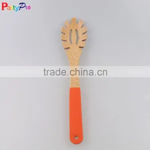 2016 New Colorful Bamboo Kitchen Utensils With Silicone Handles thumbnail-1
