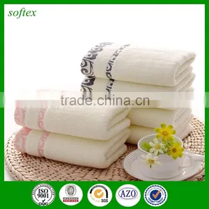 Zero Twist Yarn Untwisted Cotton Non Twist Towel With Custom Cloud Logo thumbnail-2