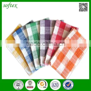 China Supplier Cheap Jacquard Kitchen Towel Cotton Check Waffle thumbnail-6