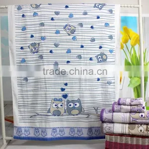 India Market Reactive Printing Detailing Cotton Towel thumbnail-4