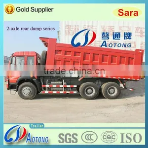 Heavy Duty Sinotruk 6X4 Hydraulic Cylinder Rear Dump Truck /Tipper Trucks For Sale thumbnail-1