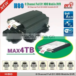 8 Channel Full d1 3g Hdd Bus Truck Car Taxi Dvr With Gps Tracker thumbnail-1