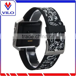 Replacement Band For Fitbit Blaze Accessory Silicone Rubber Wristband Bracelet Sport Strap Adjustable Watchband For Fitbit Blaze thumbnail-2