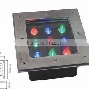 Square 9W LED Garden Lights,led Buried Lights thumbnail-1