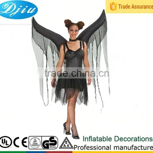 DJ-301 Inflatable Bat Wings Adult Costume Demon Devil Fallen Angel Halloween Fancy Dress thumbnail-1