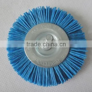 Nylon Wire Wheel Brushes With Shank,diameter 75mm or 3" thumbnail-1