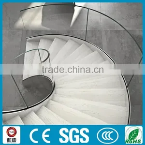 Indoor Curved Steel Wood Stair Case/ Glass Staircase --YUDI thumbnail-4