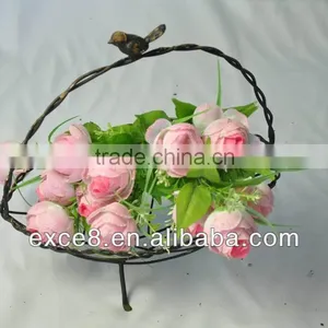 Country Style Rustic Wire Basket for Plants thumbnail-1