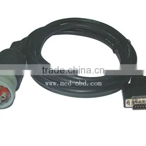 OBD2 Cable OBD2 Interface DB15PM to 6PF for Cummins YS564Z thumbnail-1