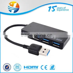 Portable USB 3.0 Super Speed 4 Port USB HUB Made in China for Macbook PC Laptop thumbnail-1