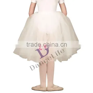 C2319 Girls Ballet Tutu for Sale White Ballet Half Tutu Guangzhou Supplier of Dance Tutu Dance Half Tutu thumbnail-2