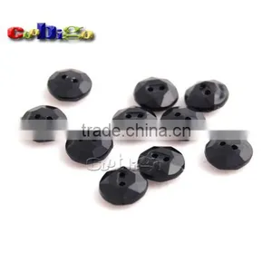 16L(10mm) Acrylic Sewing Rhinestone Button Black For Apparel Bag Accessories #FLN019-16L(14) thumbnail-1