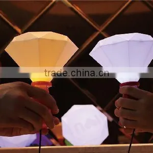 Creative USB Diamond Shape Led Night Light,led Circle Ring Light, Led Table Baby Light thumbnail-1