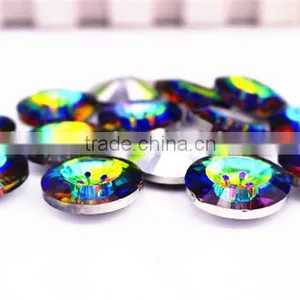 Garment Fashion Gifts Round Crystal Buttons for Wedding Dress thumbnail-2