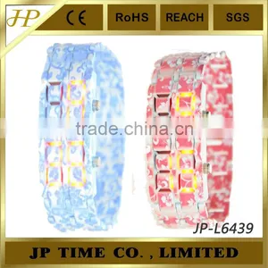 New Led Digital Watch Lava Style Watch With Flower New Style Ladies Watches thumbnail-1