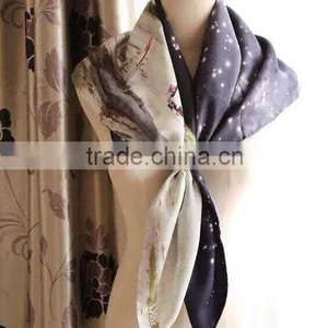 100% Silk Scarf With the Night Sky thumbnail-5