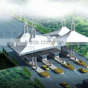 ETFE/PTFE/PVDF Materials Architecture Tensile Membrane Structure Petrol Station thumbnail-3