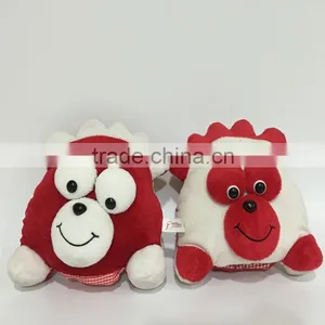 New 2014 Chinese Stuffed Chicken Hand Puppet Plush Toy thumbnail-2