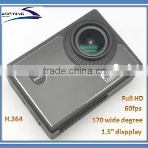 1.5inch LCD 1080p 60fps MOV170 Degree Helmetcamera thumbnail-1