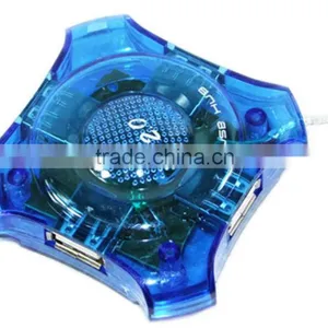 Plum Flower Shape 4 Port USB 2.0 HUB thumbnail-1