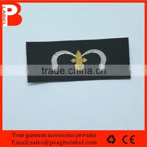 Customized High Quality Clothing Metallic Woven Labels Manufacturer thumbnail-1