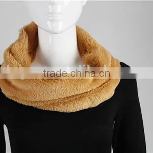 100% Polyester Solid Color Infinity Scarf thumbnail-1
