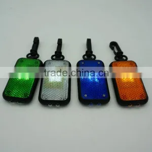 Safety Warning Led Reflection Keychain, Led Reflective Key Chain, Reflection Keychain Light thumbnail-2