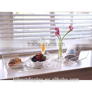 Deluxe Clear Multipurpose Decorative Nesting Clear Acrylic Serving Trays Wholesale thumbnail-1