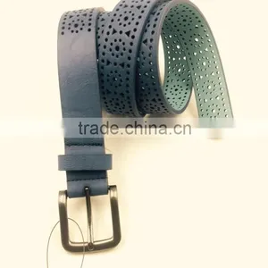 Women's Pu Leather Belt With Punching thumbnail-1